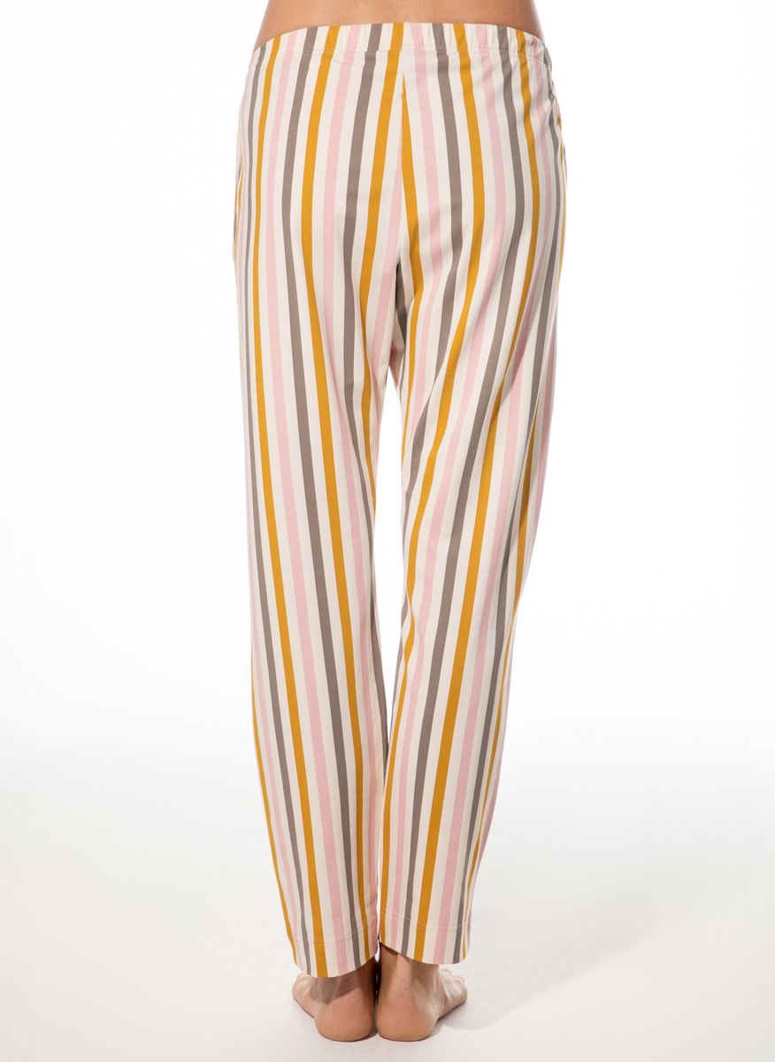 Gestreifte Loungehose aus Baumwollmischung