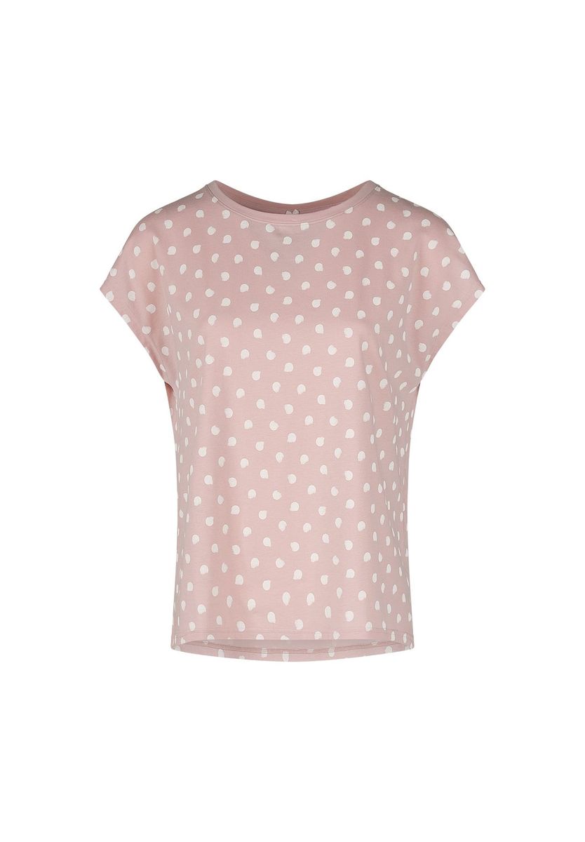 Kurzarmshirt mit Polka Dots