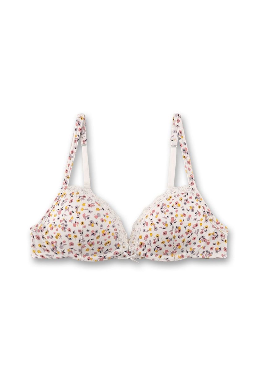 BH mit leicht gepolsterten Blumenmuster