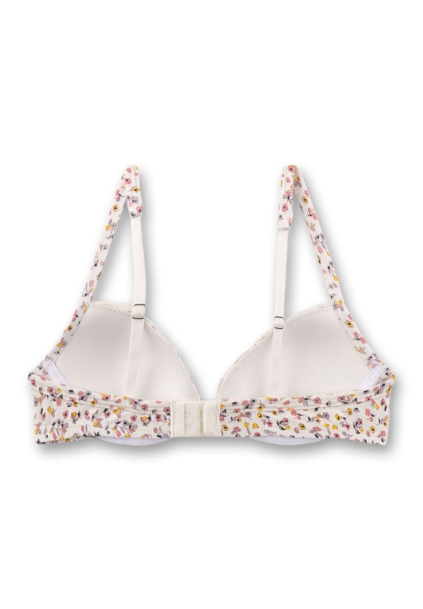 BH mit leicht gepolsterten Blumenmuster