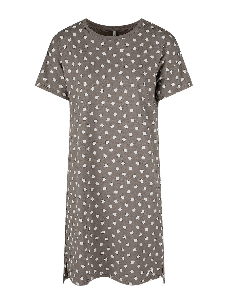 Nachthemd mit entspannter Passform und Polka-Dots