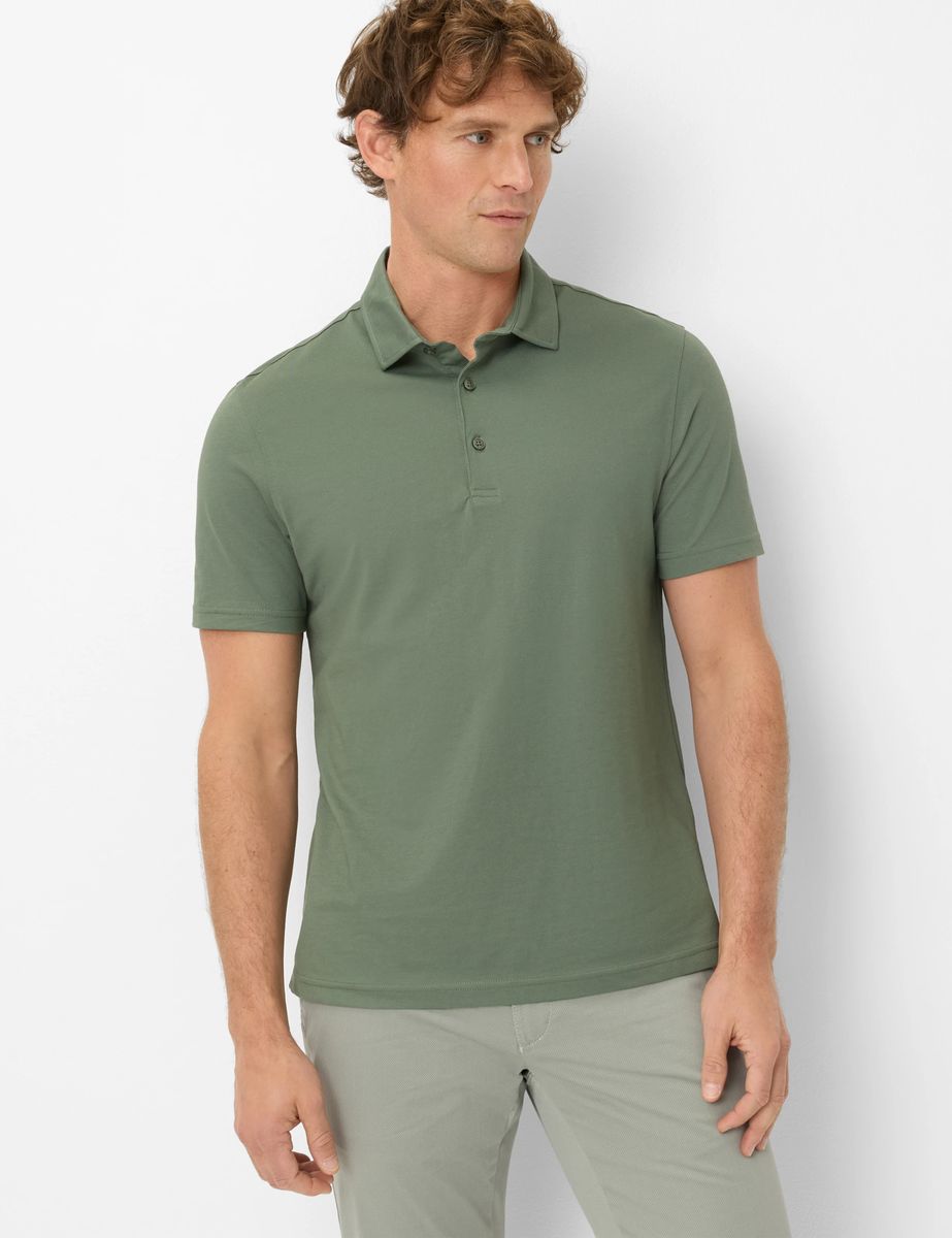 Ultraleichtes Poloshirt aus Baumwollmix