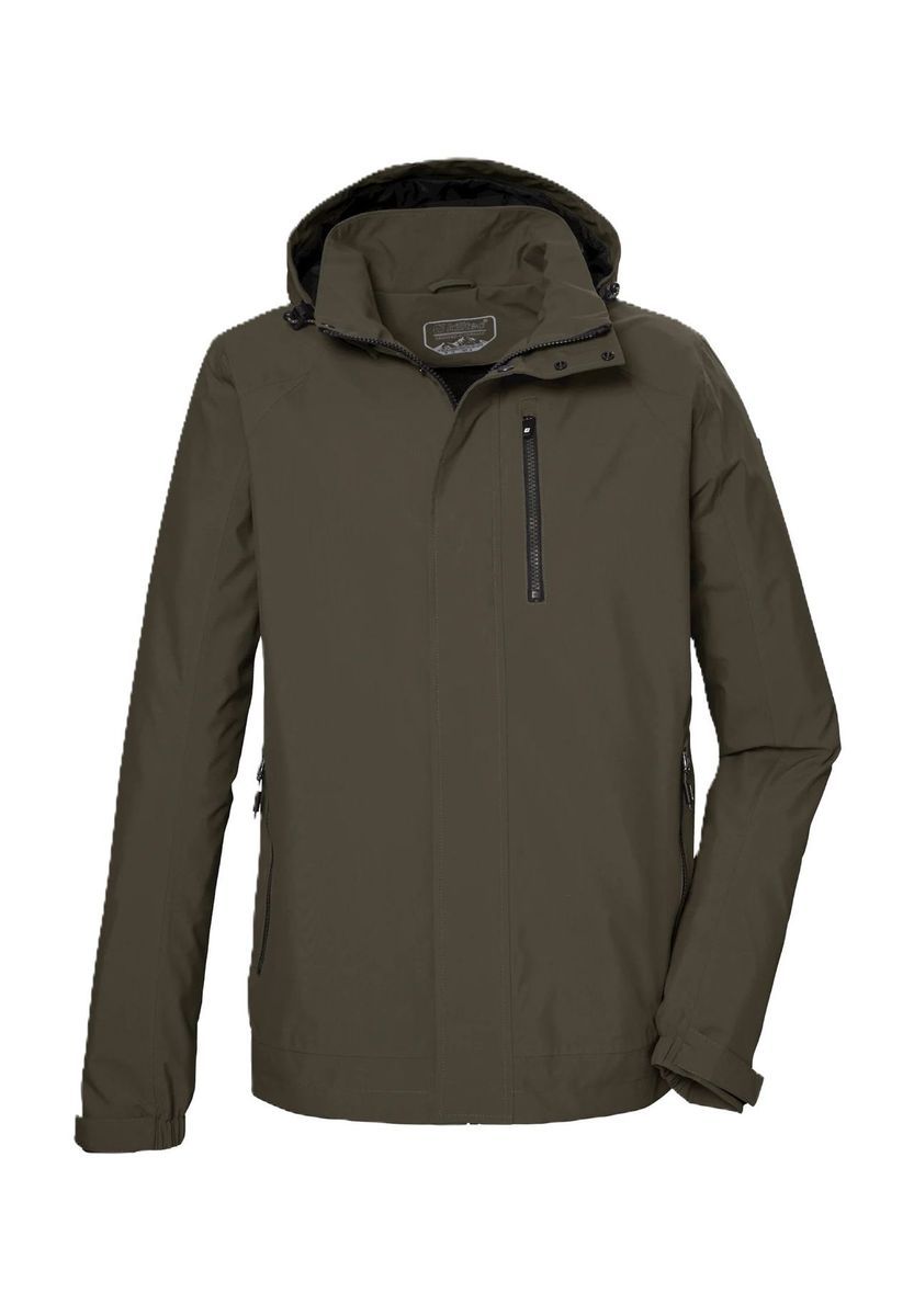 Wasserdichte Outdoorjacke für Herren mit Kapuze