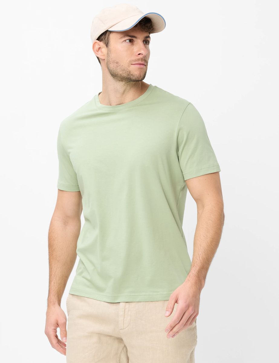 Essentielles Hi-Flex Jersey-Rundhalsshirt