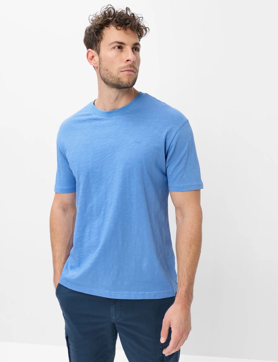 T-Shirt aus Flammgarn-Baumwolle