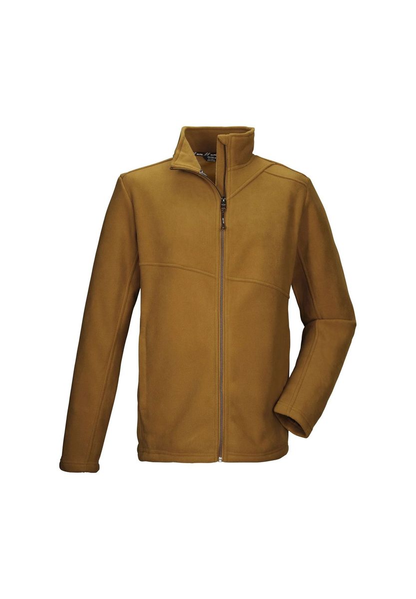 Lässige Fleecejacke mit Stehkragen