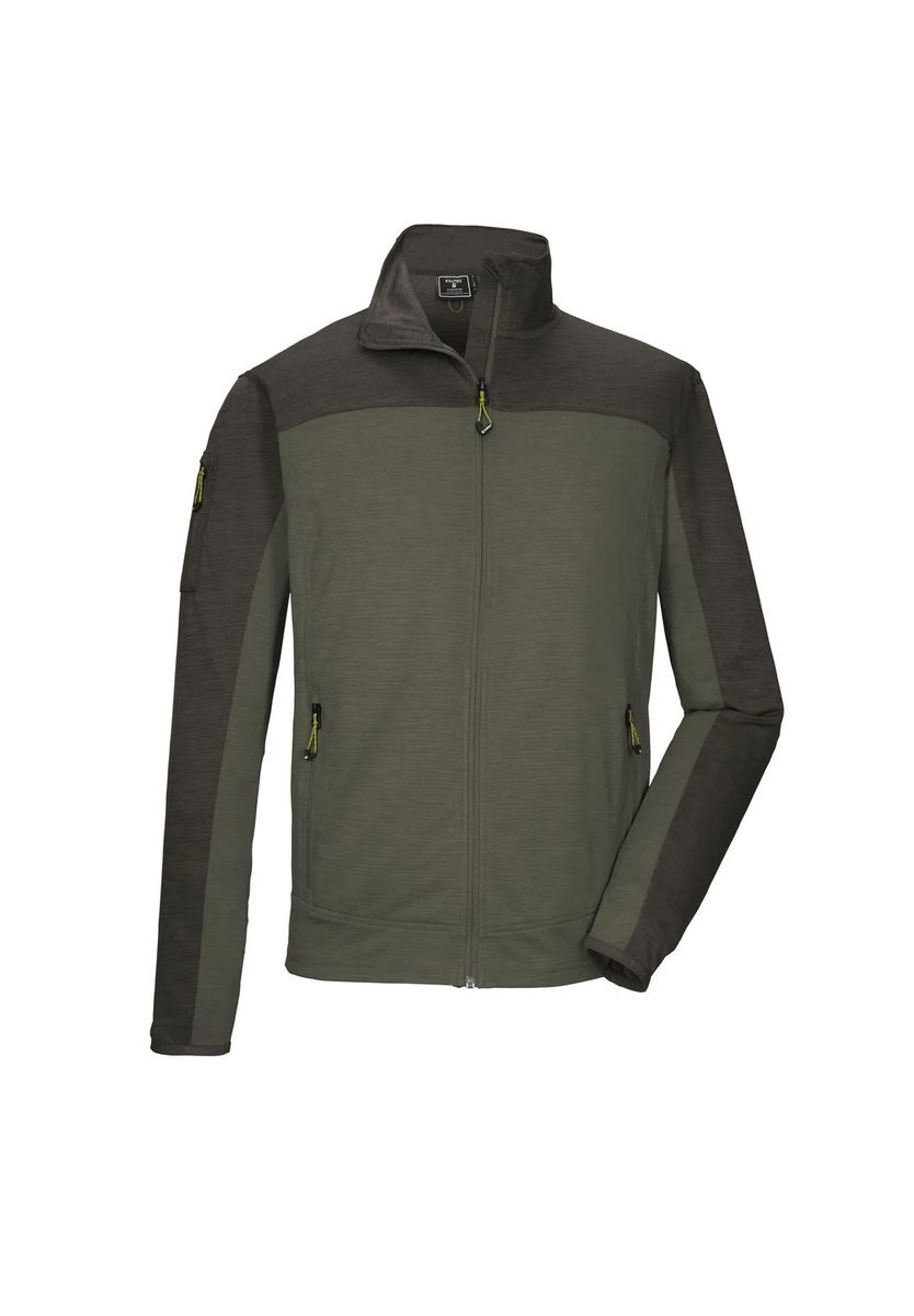 Herren Fleecejacke mit Stehkragen
