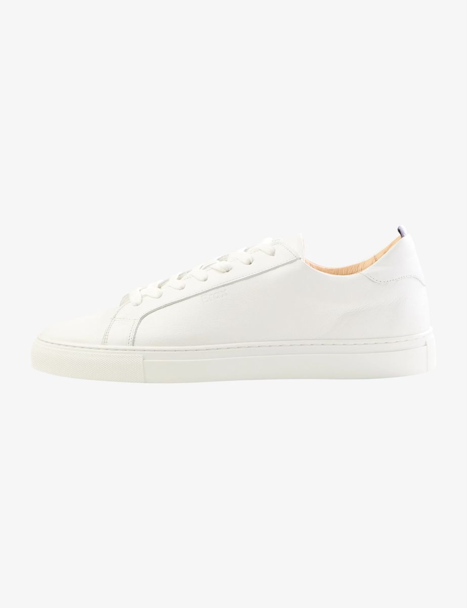 Minimalistische Low-Top-Sneaker aus Leder