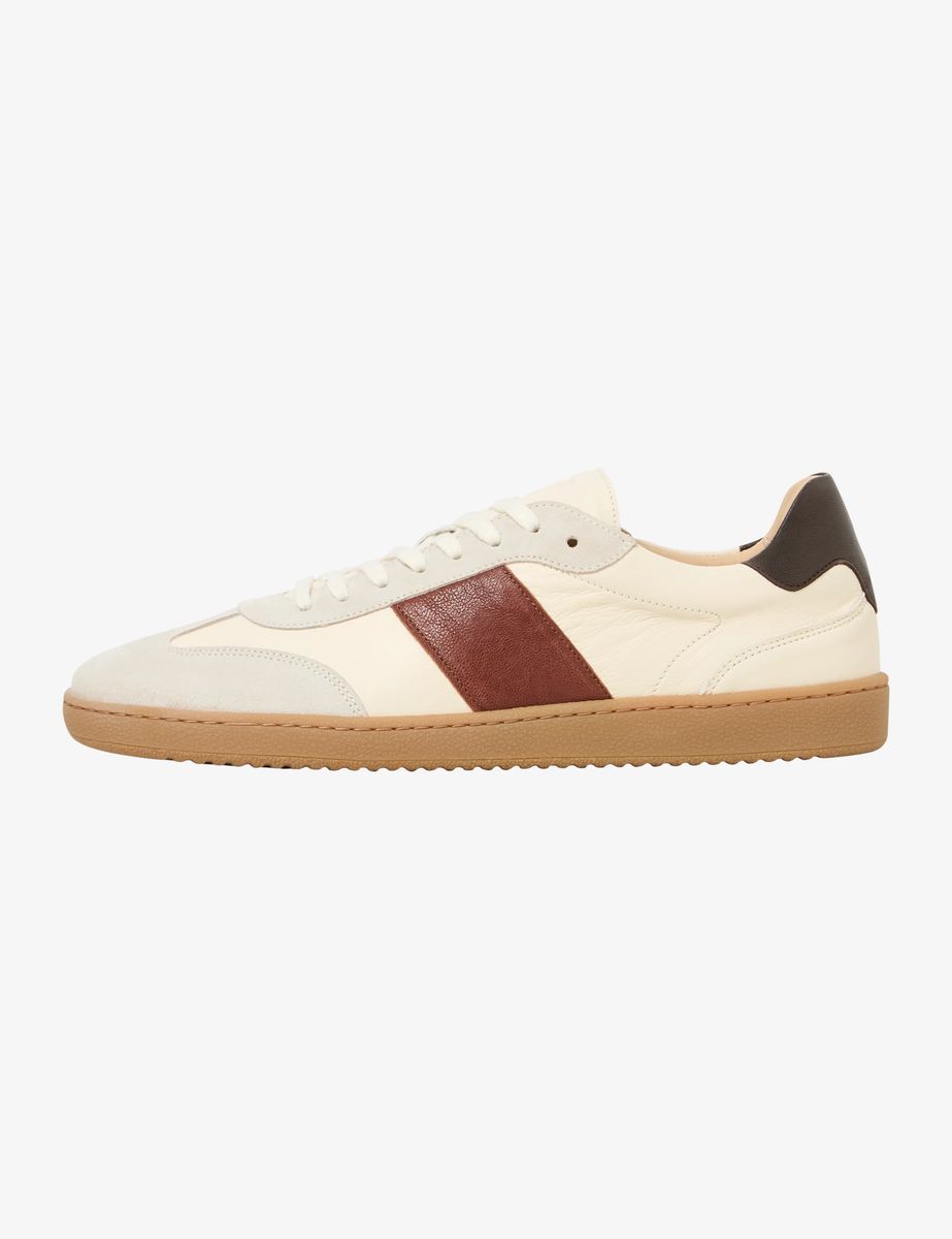 Retro Leder Court Sneaker