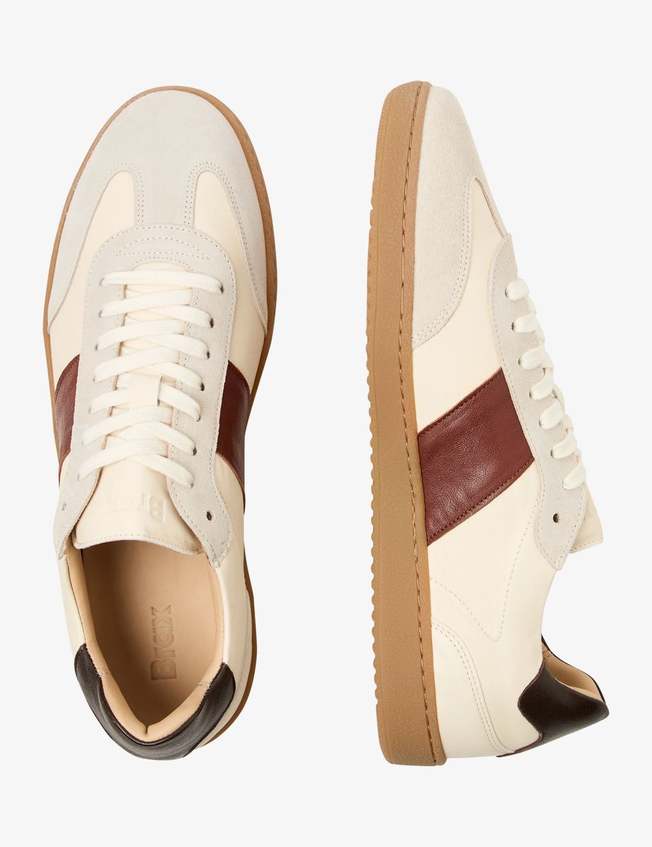Retro Leder Court Sneaker