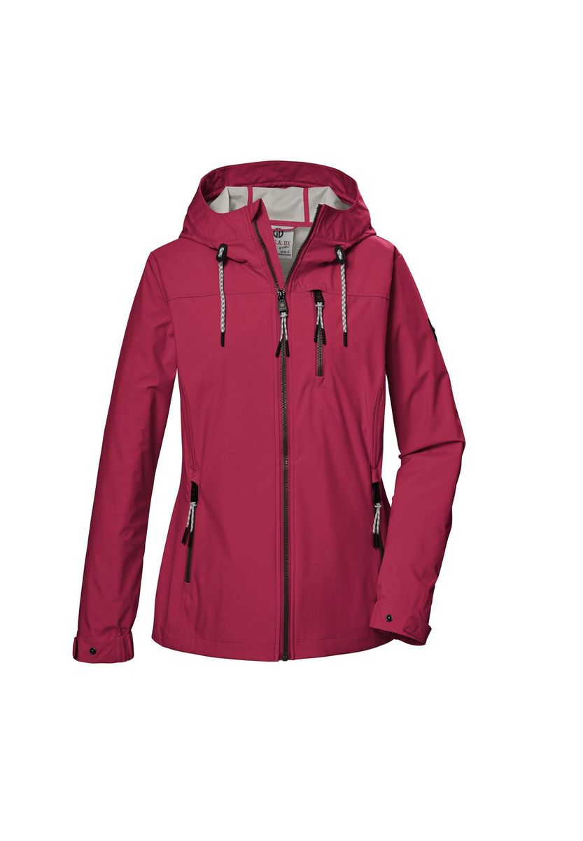 killtec® Softshelljacke, Kapuze, für Damen, pink, 40