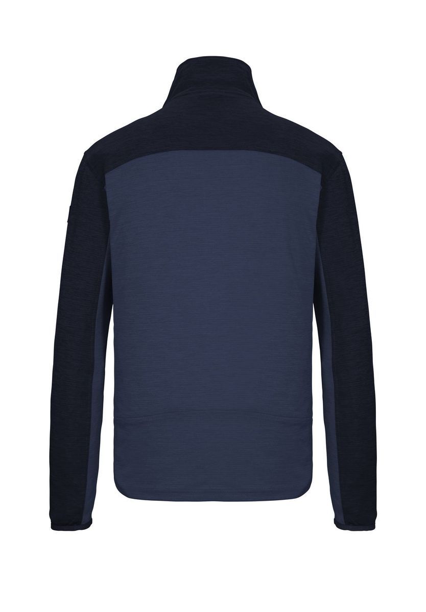 Herren Fleecejacke mit Zwei-Ton-Design und Kragen