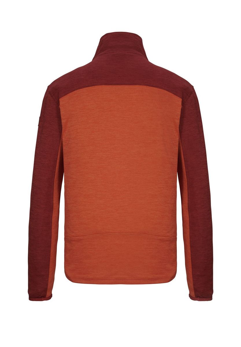 Herren Fleecejacke mit Zwei-Ton-Design und Taschen