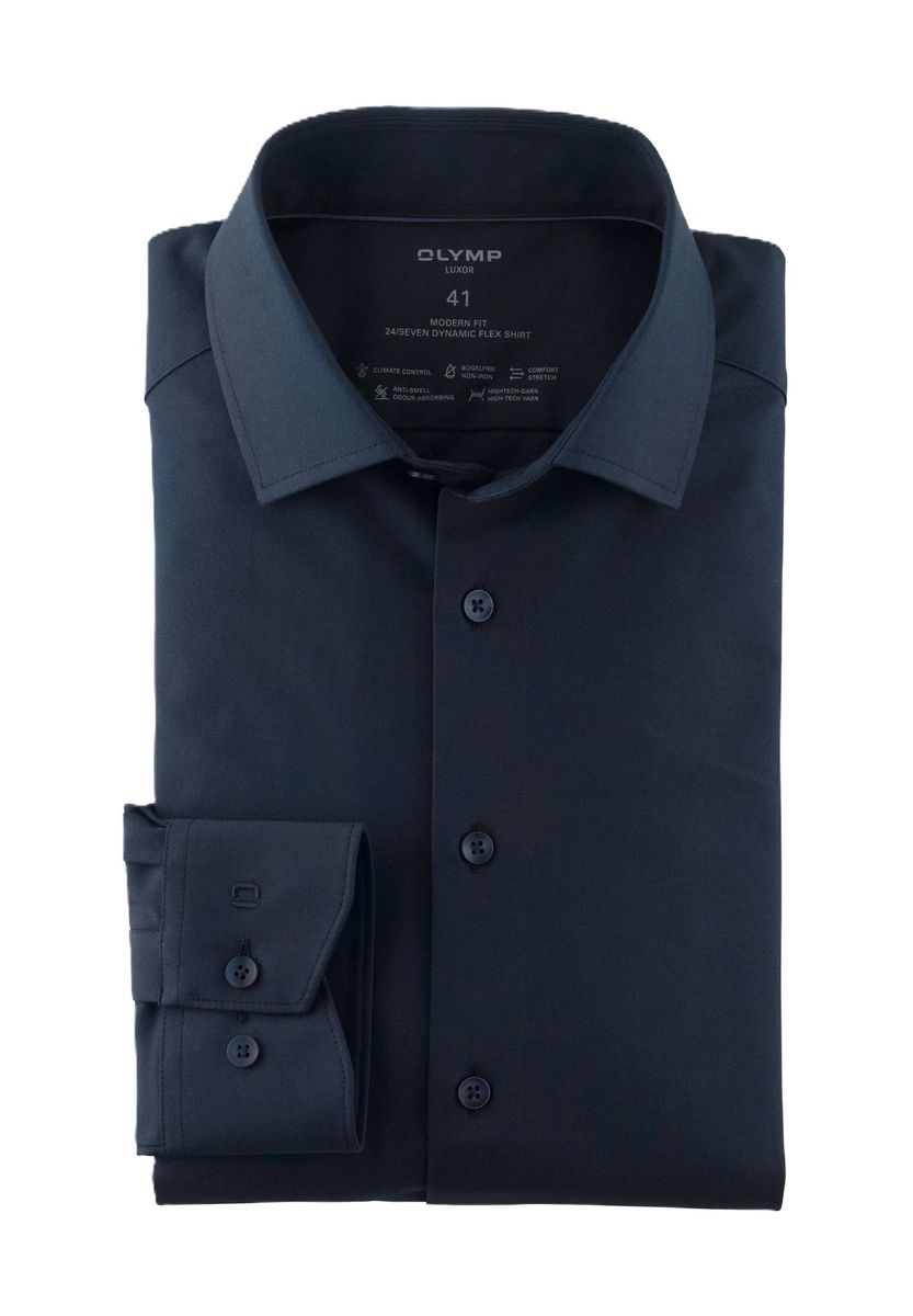 Modernes Langarm-Hemd mit Passform