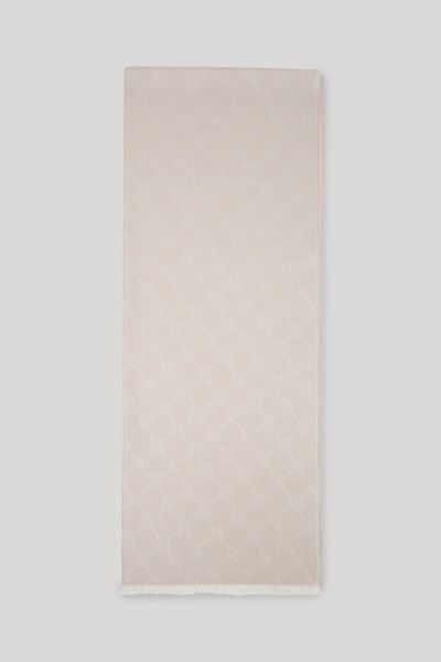 Cornflower Ferdis Schal in Sand Logo-Jacquard Two-Tone Unisex