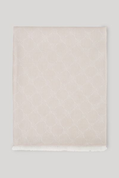 Cornflower Ferdis Schal in Sand Logo-Jacquard Two-Tone Unisex