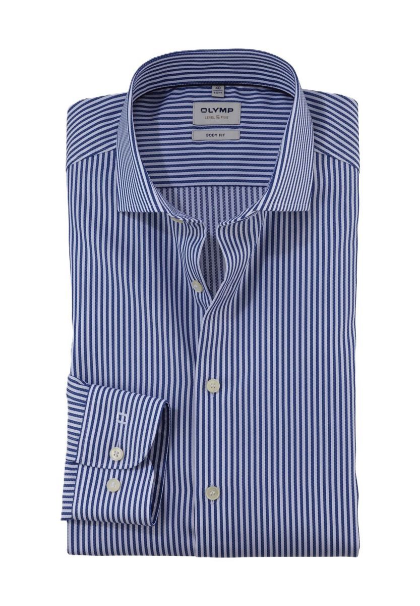 Gestreiftes Body Fit Hemd