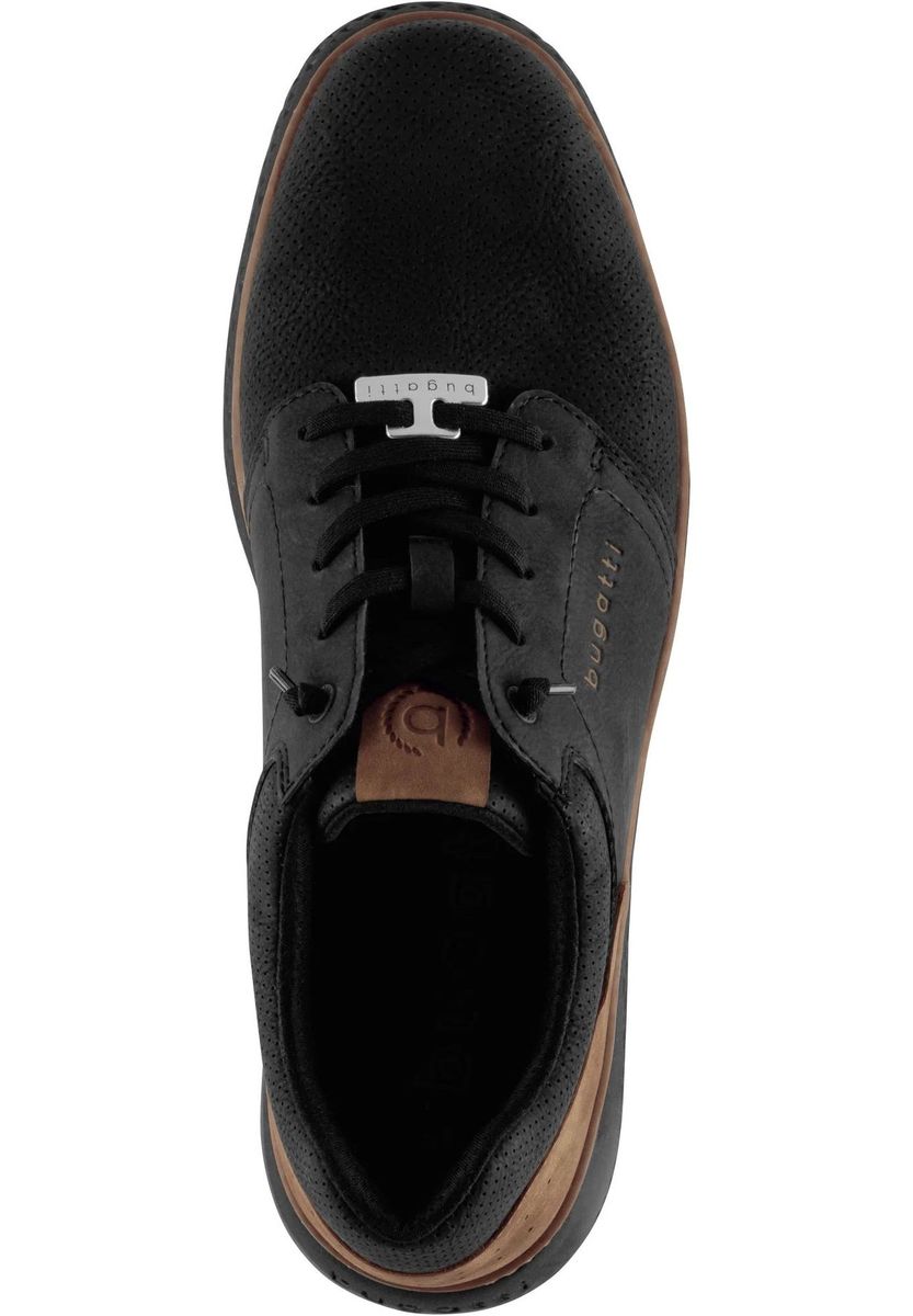 bugatti Sneaker, Leder-Optik, für Herren, schwarz, 42