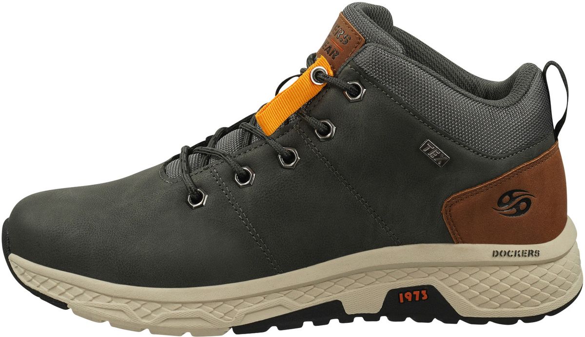 Dockers Grauer Freizeitsstiefel aus Kunstleder