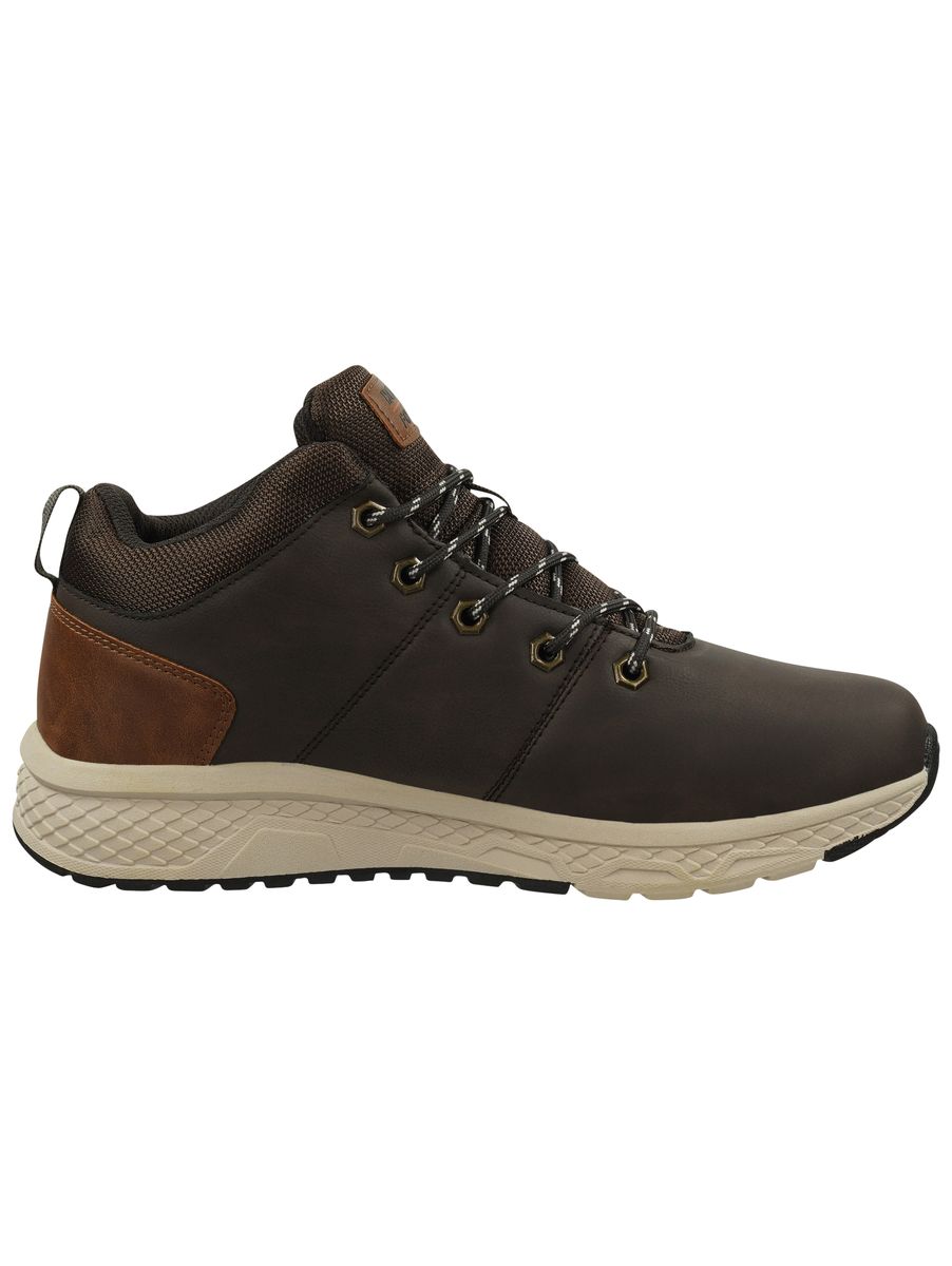 Lässiger Wander-Sneaker-Stiefel in Lederoptik