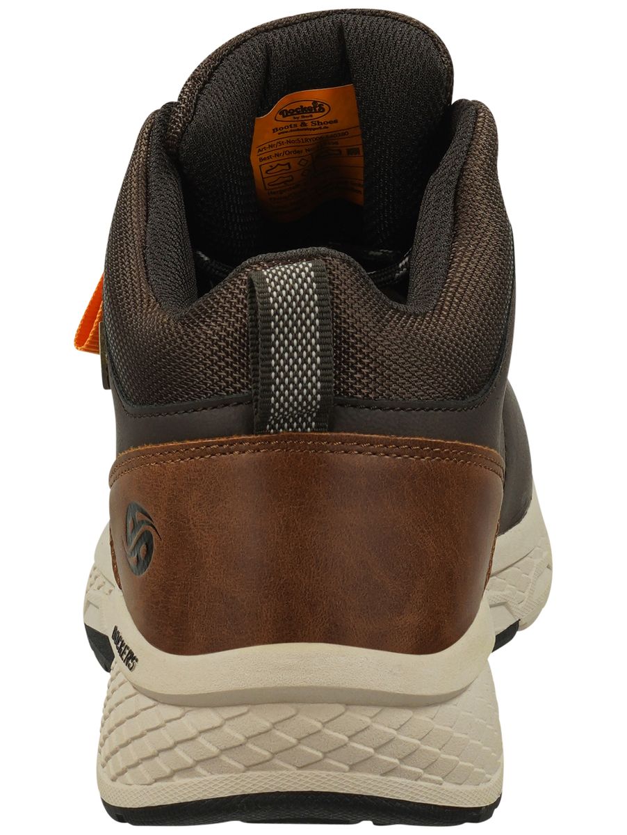 Lässiger Wander-Sneaker-Stiefel in Lederoptik