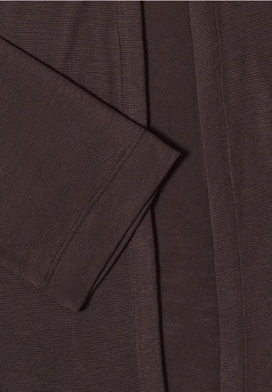 Offener Jersey-Cardigan mit 3/4-Ärmeln