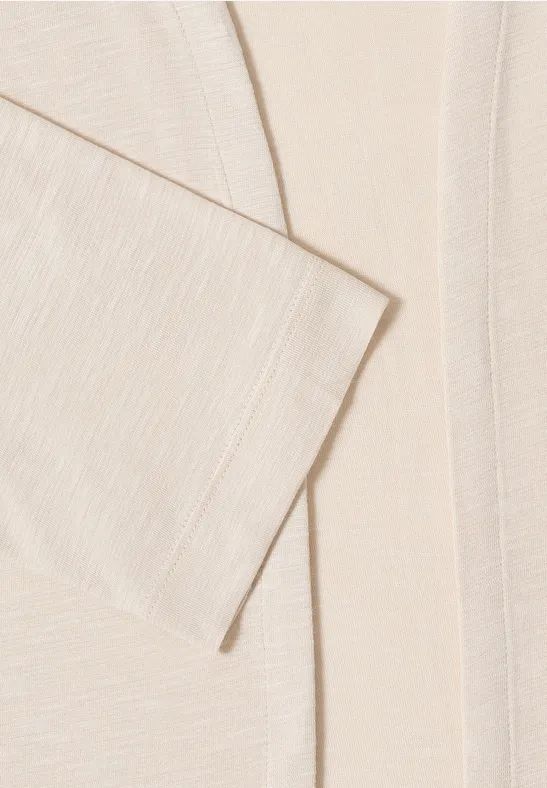 Fließender Cardigan mit 3/4-Ärmeln