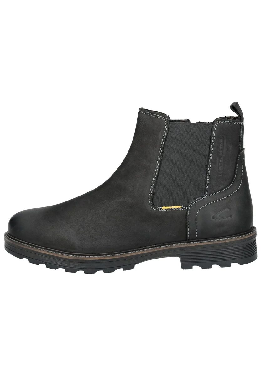 camel active Chelsea Boots, Leder, für Herren, schwarz, 42