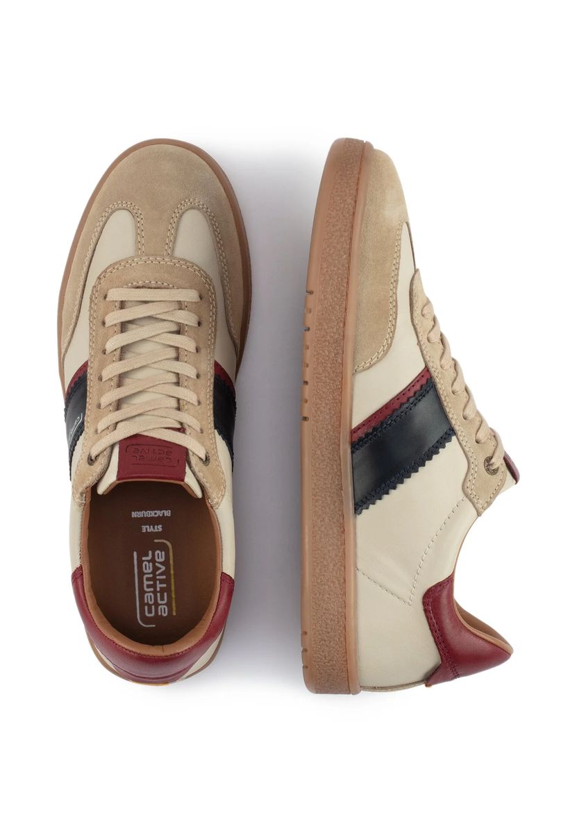 Retro-Sneaker aus Ledermix