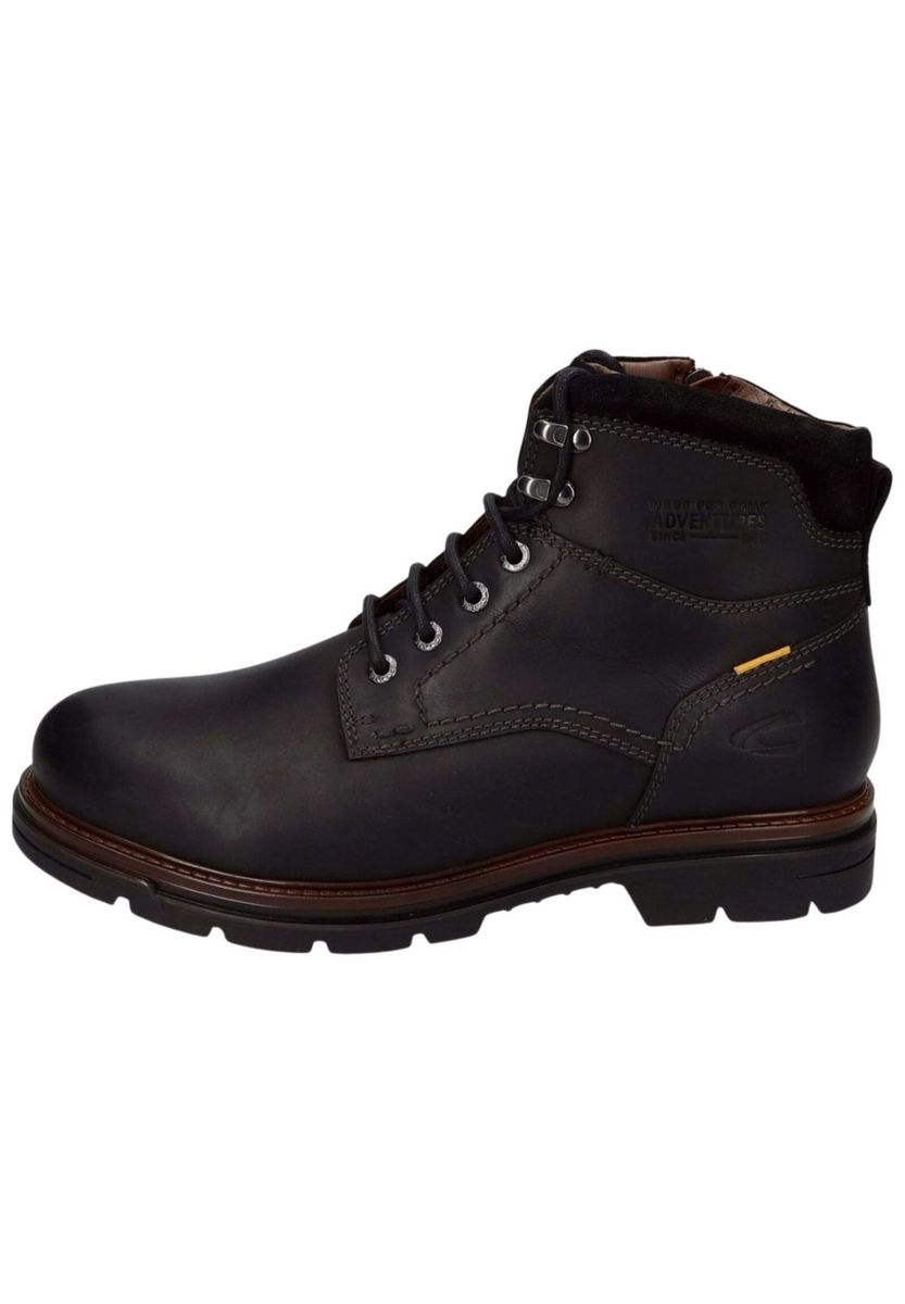 Herren Leder Schnürstiefelette