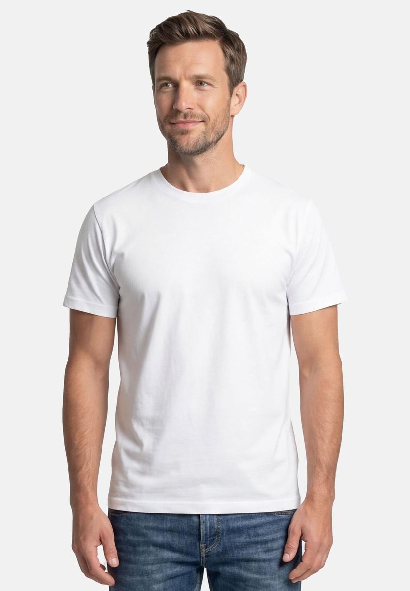 Herren Premium Baumwoll T-Shirt mit Rundhalsausschnitt