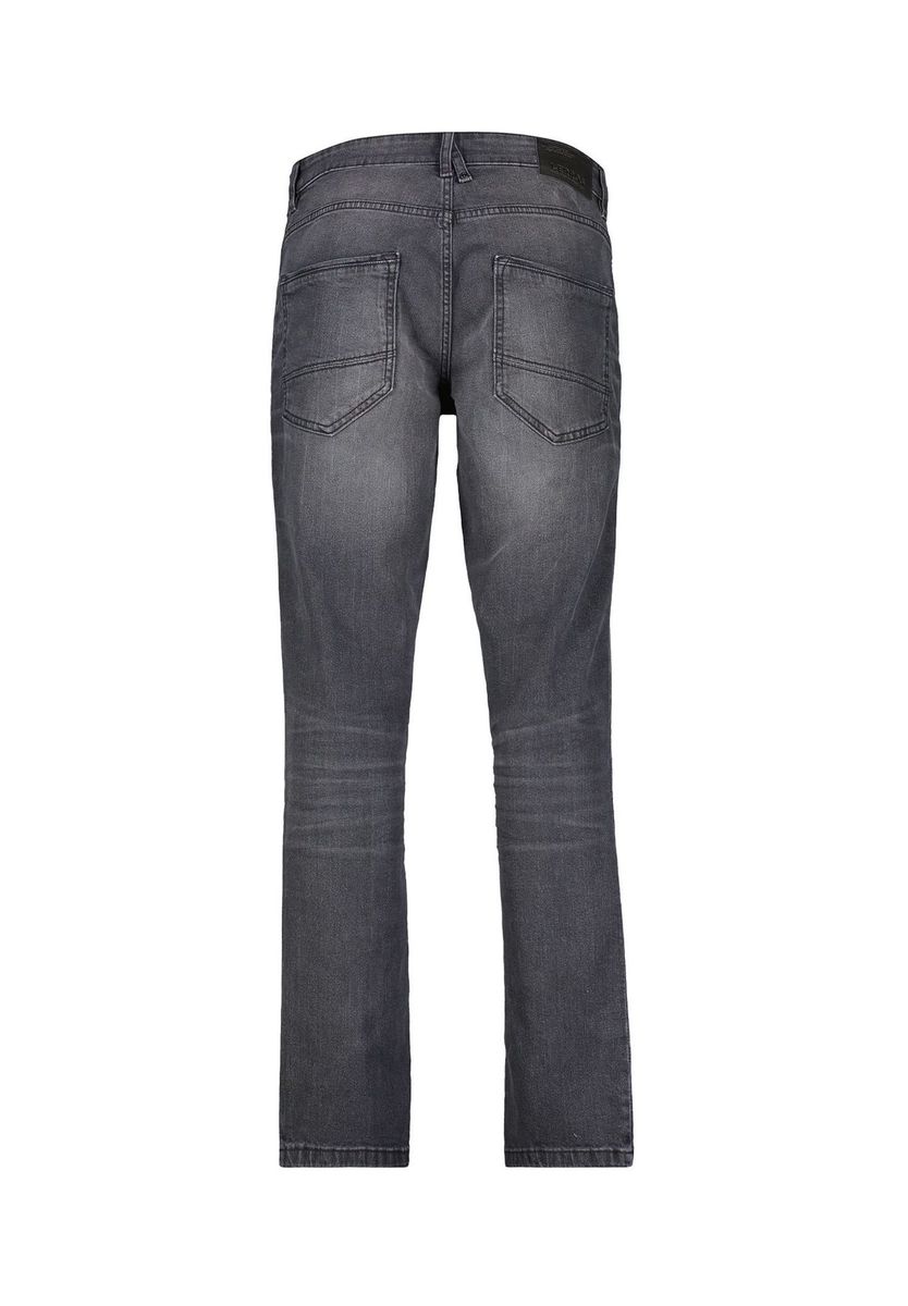 Graue 5-Pocket Jeans mit Relaxed Fit