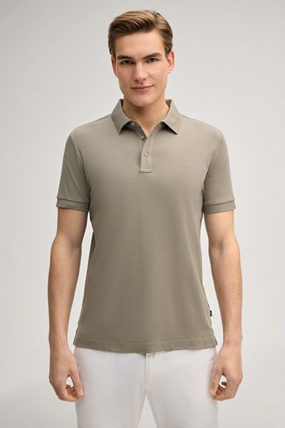 Joop! Primo Khaki Poloshirt aus Bio-Baumwolle klassisch Kurzarm