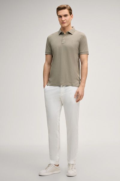 Joop! Primo Khaki Poloshirt aus Bio-Baumwolle klassisch Kurzarm