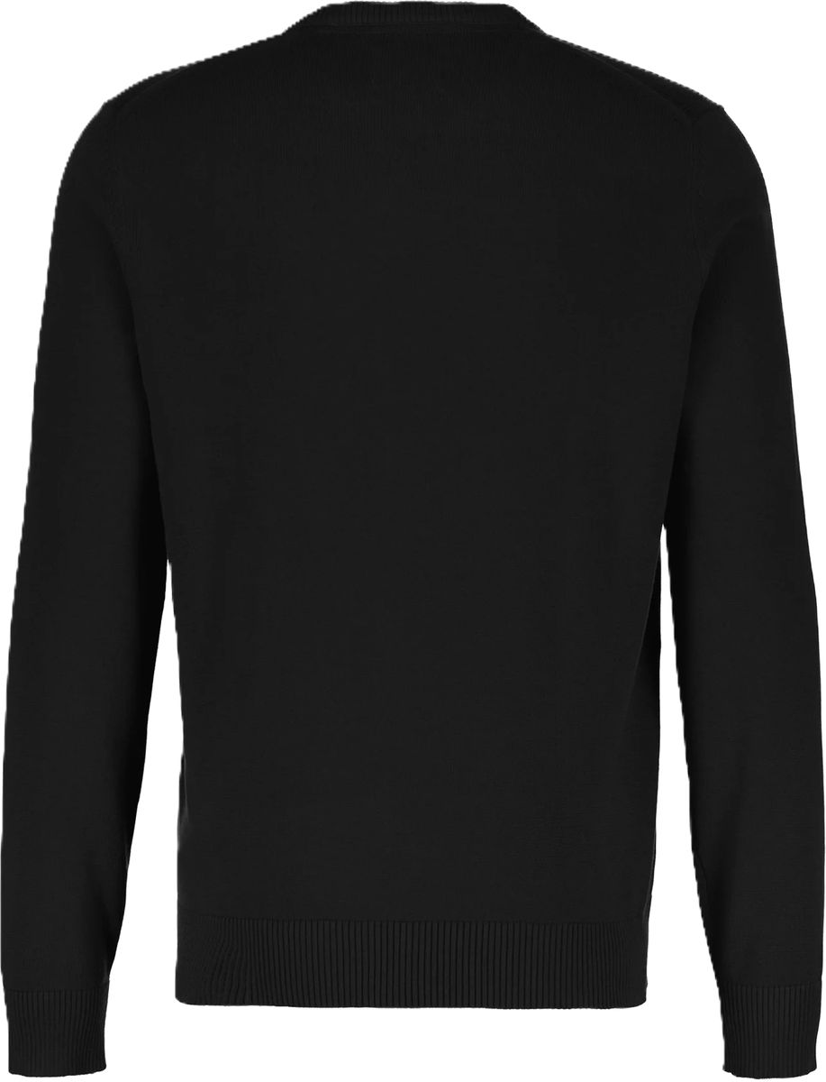 Klassischer Baumwollpullover mit Strukturstrick