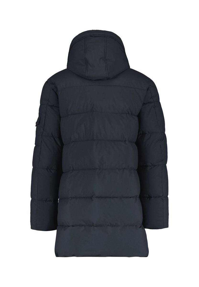 Herren Longline Kapuzenparka mit Polsterung