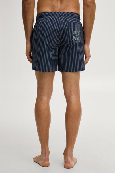 Klassische gestreifte Badeshorts