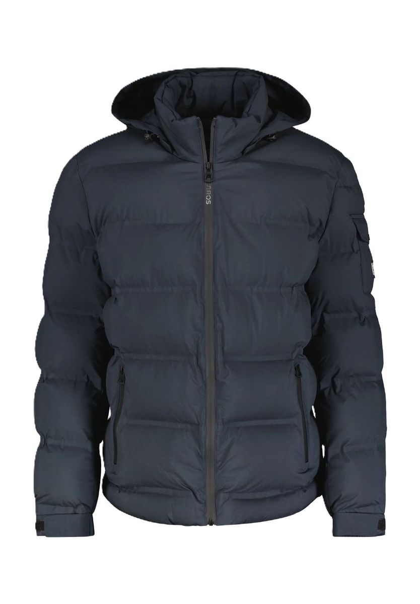 Gefütterte Steppjacke mit Kapuze