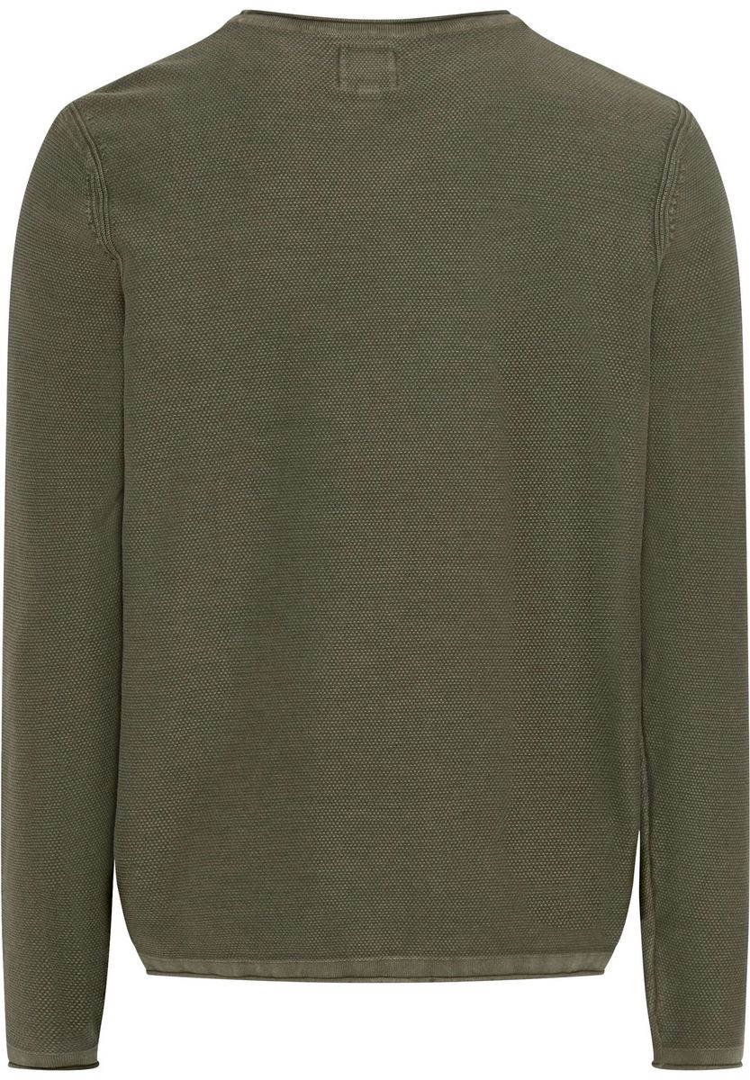 Herren Baumwollpullover mit Rundhalsausschnitt