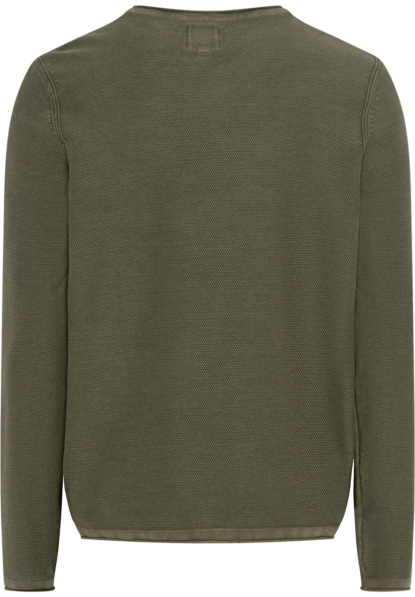 Herren Baumwollpullover mit Rundhalsausschnitt