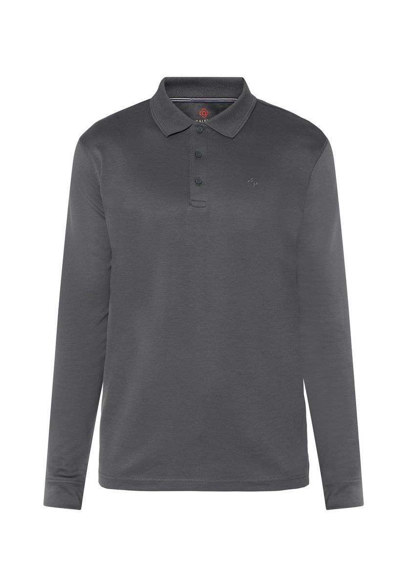 Klassisches Langarm Poloshirt