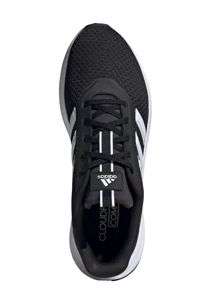 Bequemer schwarzer Laufschuh