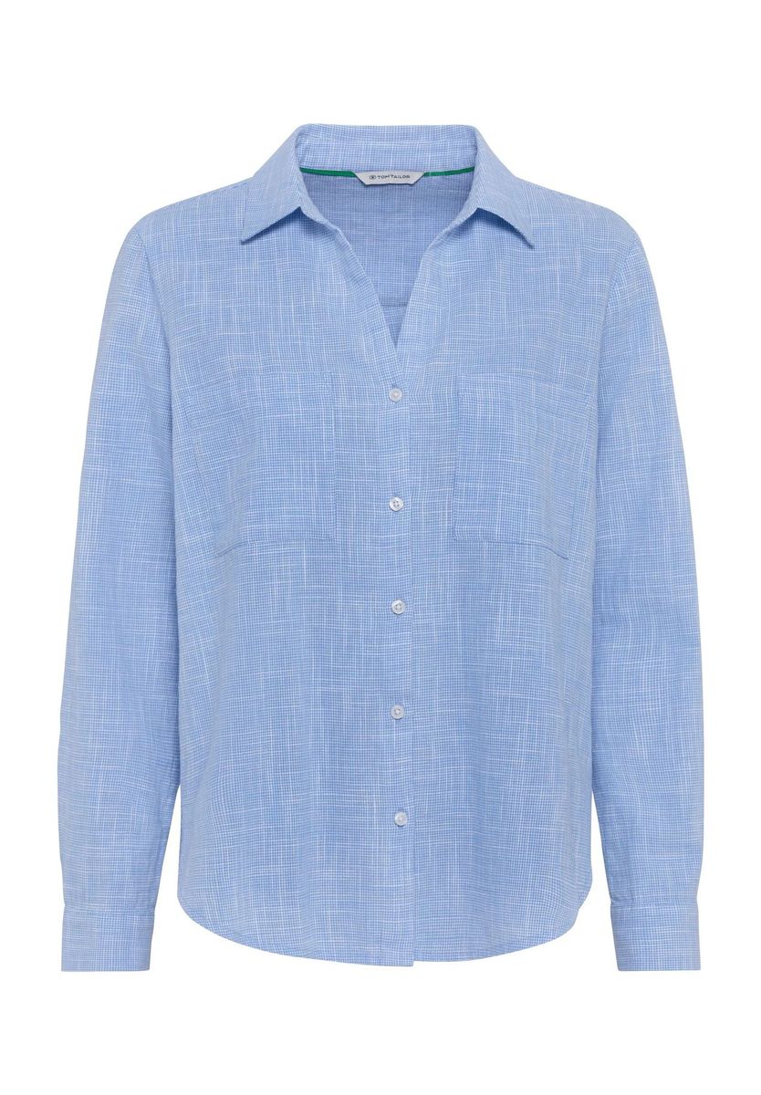 Klassisches Langarm Baumwollhemd