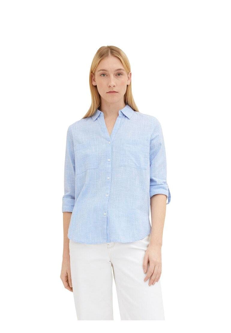 Klassisches Langarm Baumwollhemd