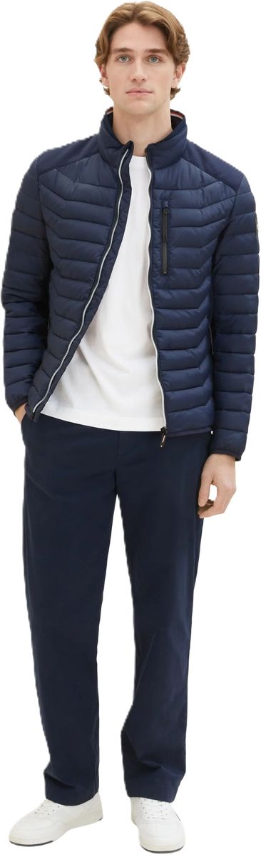 Hybrid-Steppjacke mit Stehkragen