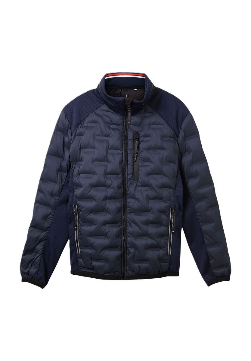 Hybrid-Steppjacke mit Stehkragen