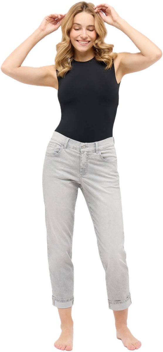 ANGELS Jeanshose "Darleen", Five-Pocket, für Damen, grau, 36/30