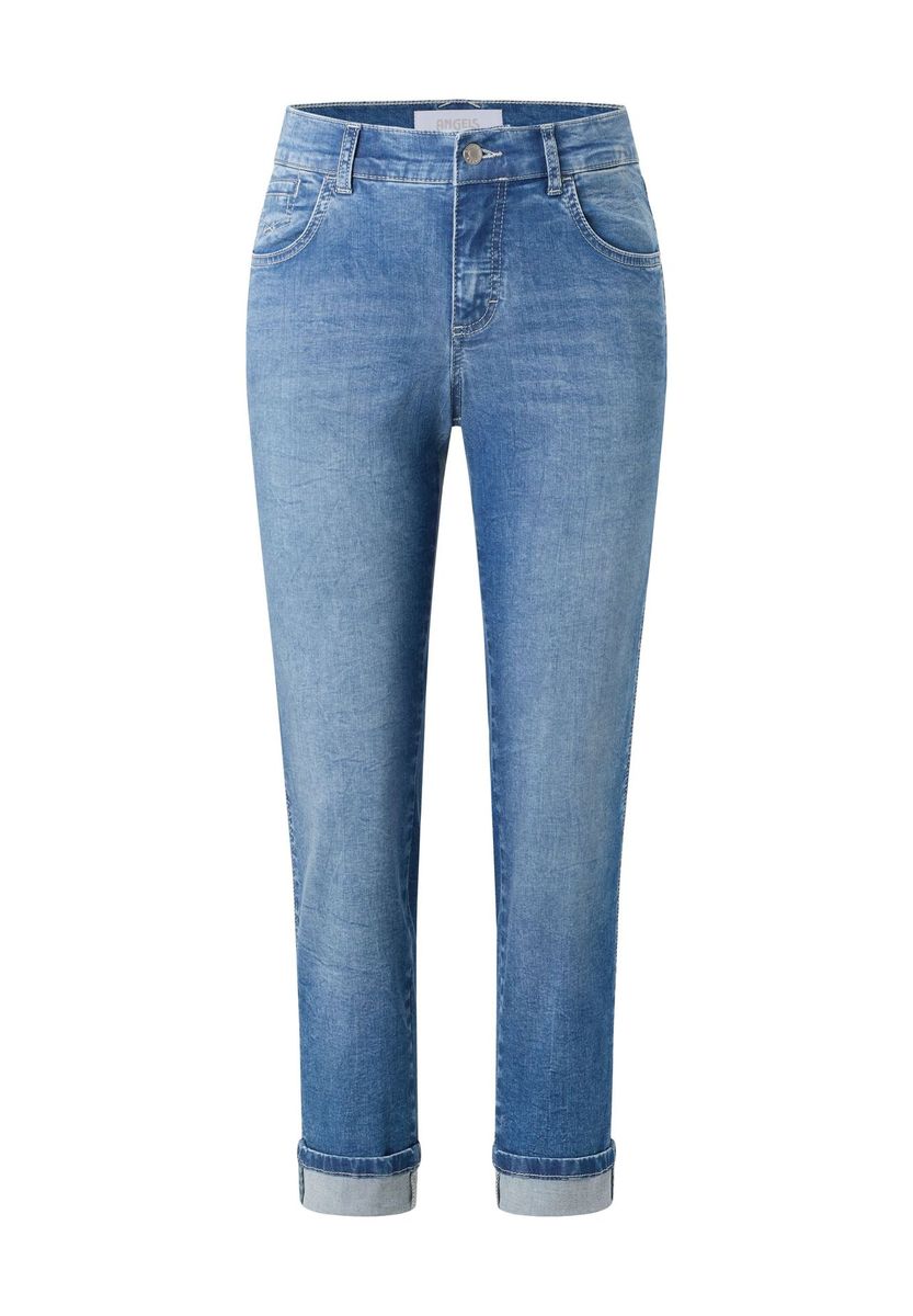 ANGELS Jeanshose "Darleen", Five-Pocket, Gürtelschlaufen, für Damen, blau, 36/30