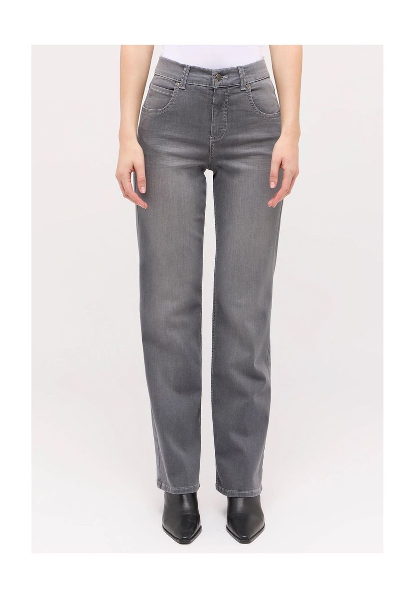 ANGELS Lara Jeans, Bootcut-Fit, 5-Pocket-Style, für Damen, grau, 36/30