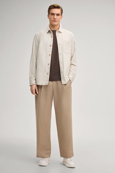 Joop! Priamo Dunkelbraunes Baumwoll T-Shirt Modern Fit Unisex